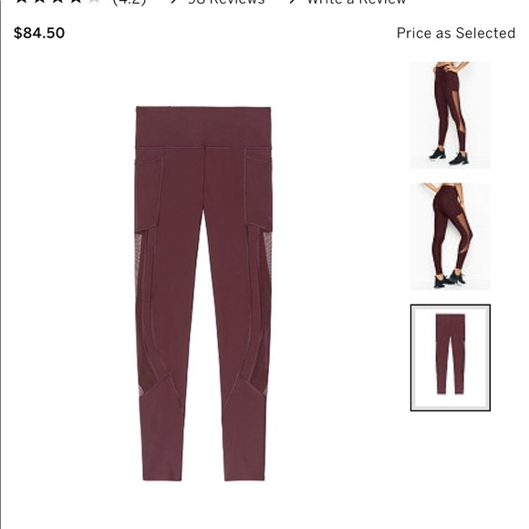 Victorias Secret Sport total knockout tights small - Picture 3 of 3